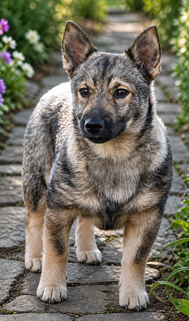 Pictured at 4 months old